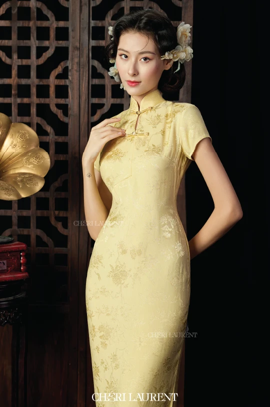 Váy lụa Tây Thi - Vàng